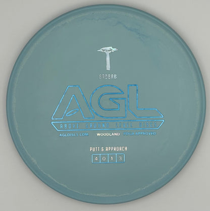 AGL Discs - Robin’s Egg Blue Woodland Baobab (AGL Bar Stamp)