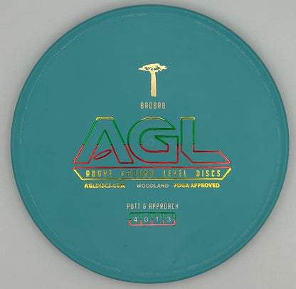 AGL Discs - Tropical Blue Woodland Baobab (AGL Bar Stamp)