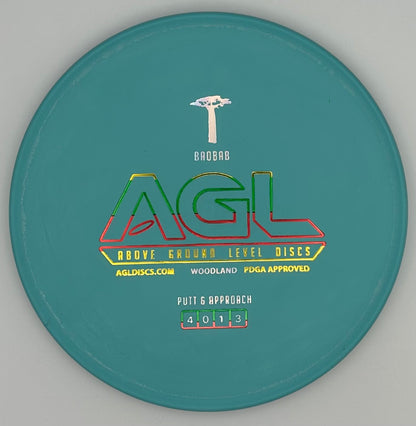 AGL Discs - Tropical Blue Woodland Baobab (AGL Bar Stamp)