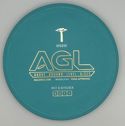 AGL Discs - Tropical Blue Woodland Baobab (AGL Bar Stamp)