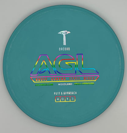 AGL Discs - Tropical Blue Woodland Baobab (AGL Bar Stamp)