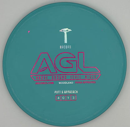 AGL Discs - Tropical Blue Woodland Baobab (AGL Bar Stamp)