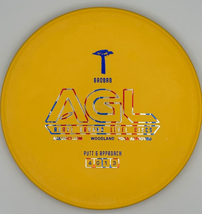 AGL Discs - Banana Yellow Woodland Baobab (AGL Bar Stamp)