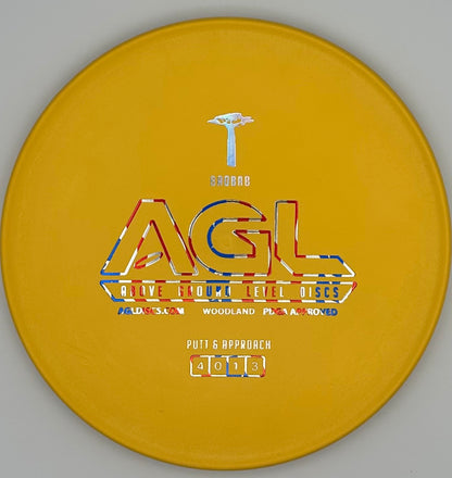 AGL Discs - Banana Yellow Woodland Baobab (AGL Bar Stamp)