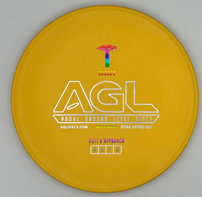 AGL Discs - Banana Yellow Woodland Baobab (AGL Bar Stamp)