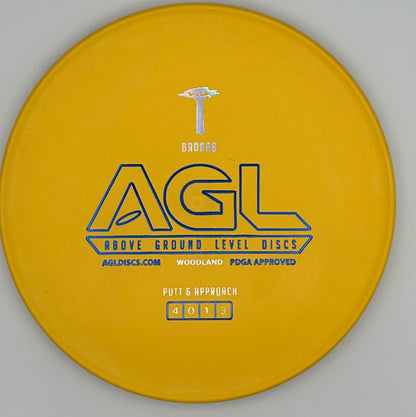 AGL Discs - Banana Yellow Woodland Baobab (AGL Bar Stamp)