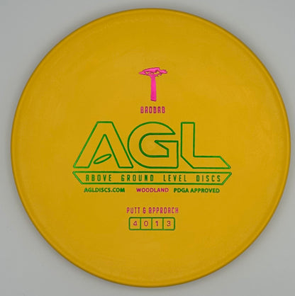 AGL Discs - Banana Yellow Woodland Baobab (AGL Bar Stamp)