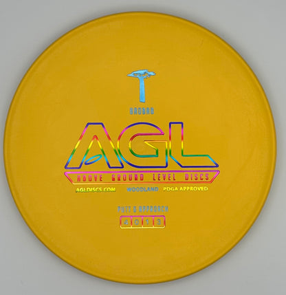 AGL Discs - Banana Yellow Woodland Baobab (AGL Bar Stamp)