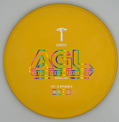 AGL Discs - Banana Yellow Woodland Baobab (AGL Bar Stamp)