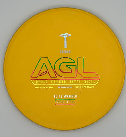 AGL Discs - Banana Yellow Woodland Baobab (AGL Bar Stamp)