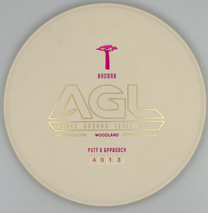 AGL Discs - LOW WEIGHT White Woodland Baobab (AGL Bar Stamp)