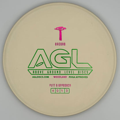 AGL Discs - LOW WEIGHT White Woodland Baobab (AGL Bar Stamp)