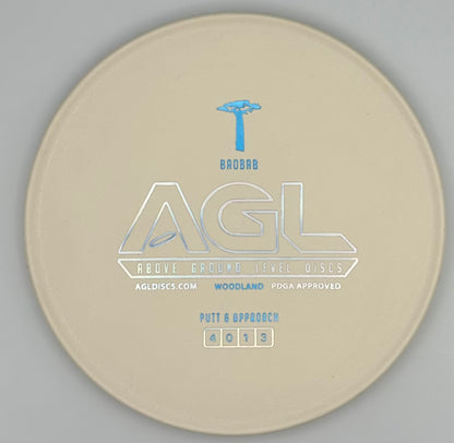 AGL Discs - LOW WEIGHT White Woodland Baobab (AGL Bar Stamp)