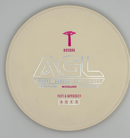 AGL Discs - LOW WEIGHT White Woodland Baobab (AGL Bar Stamp)