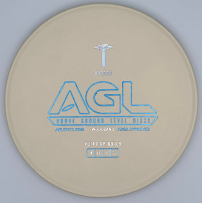 AGL Discs - LOW WEIGHT White Woodland Baobab (AGL Bar Stamp)