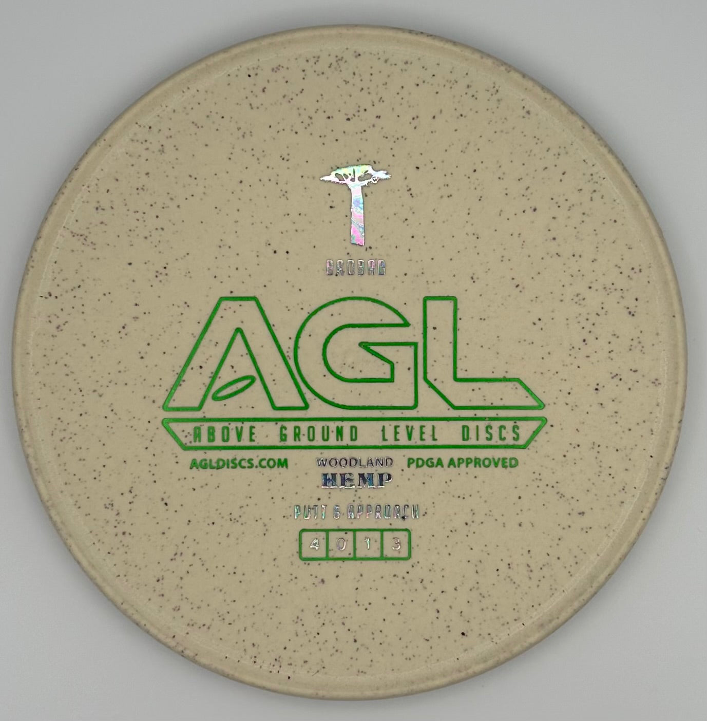 AGL Discs - Cookies and Cream Woodland Hemp Baobab (AGL Bar Stamp)