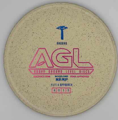 AGL Discs - Cookies and Cream Woodland Hemp Baobab (AGL Bar Stamp)