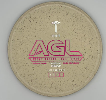 AGL Discs - Cookies and Cream Woodland Hemp Baobab (AGL Bar Stamp)