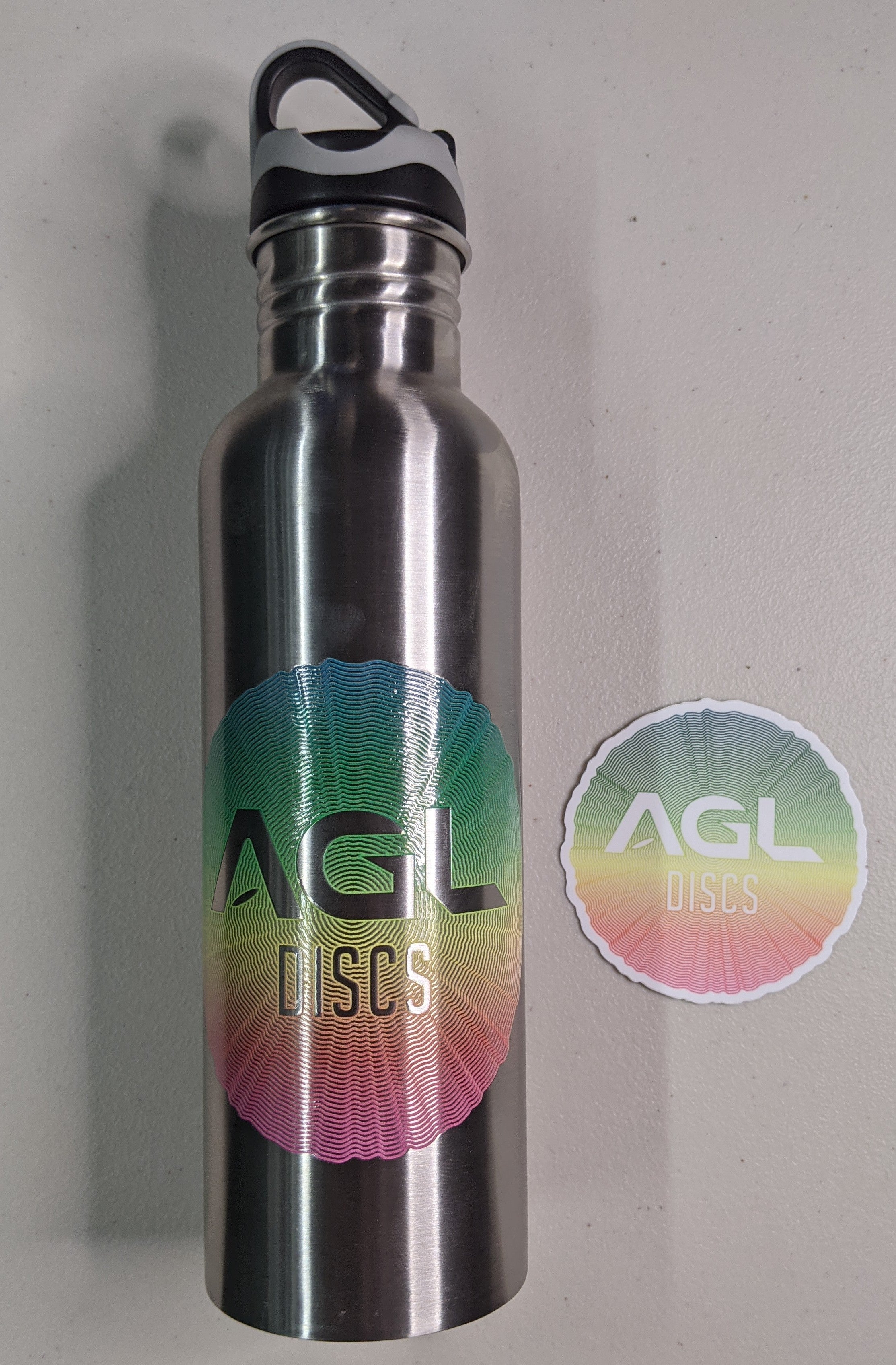 Water Bottle w FREE Fill it Foward Sticker AGL Discs