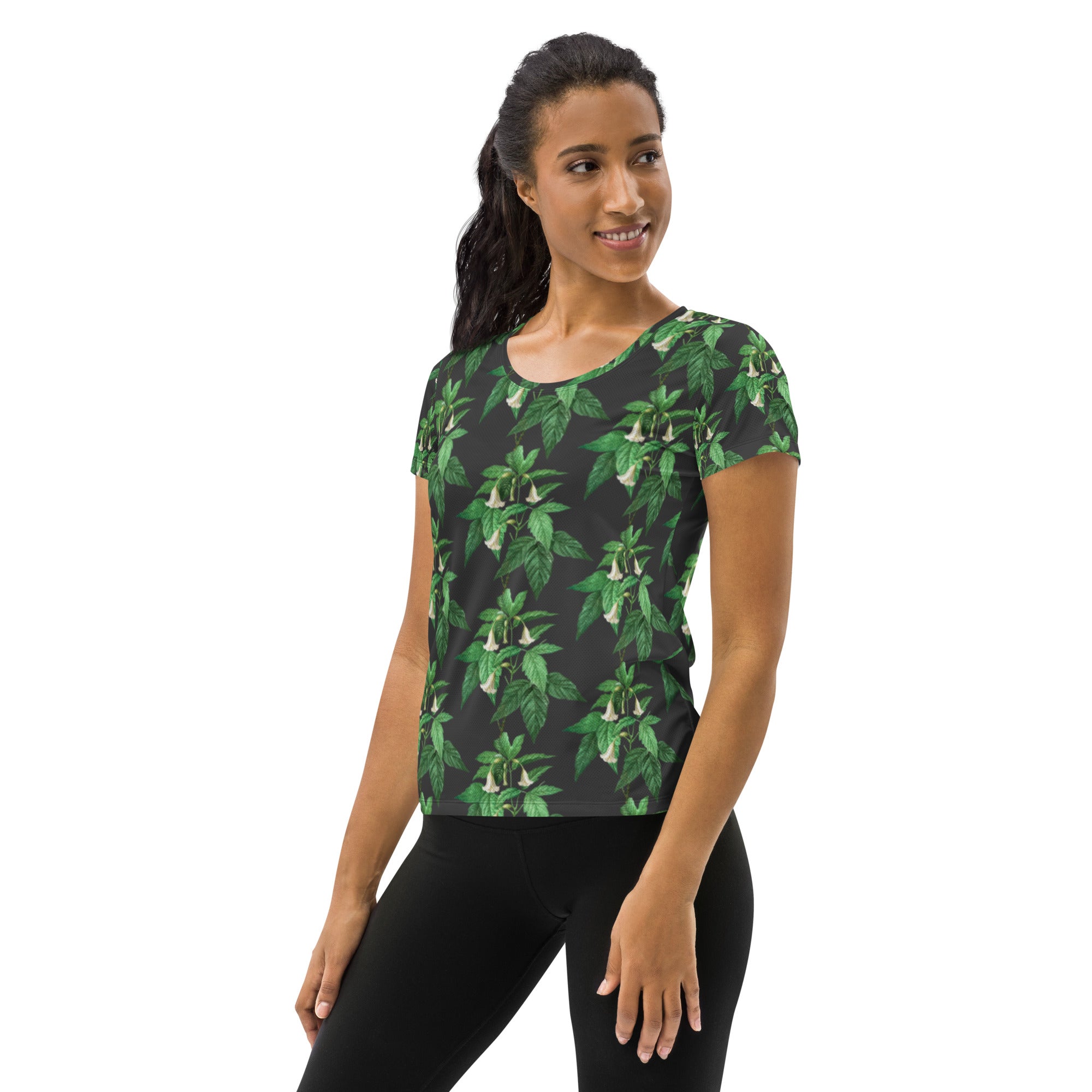 AGL Discs All Over Print Women s Athletic T shirt